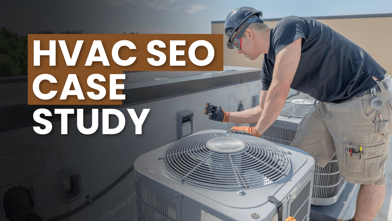 Illustration depicting the success of HVAC SEO strategies in a comprehensive case study.