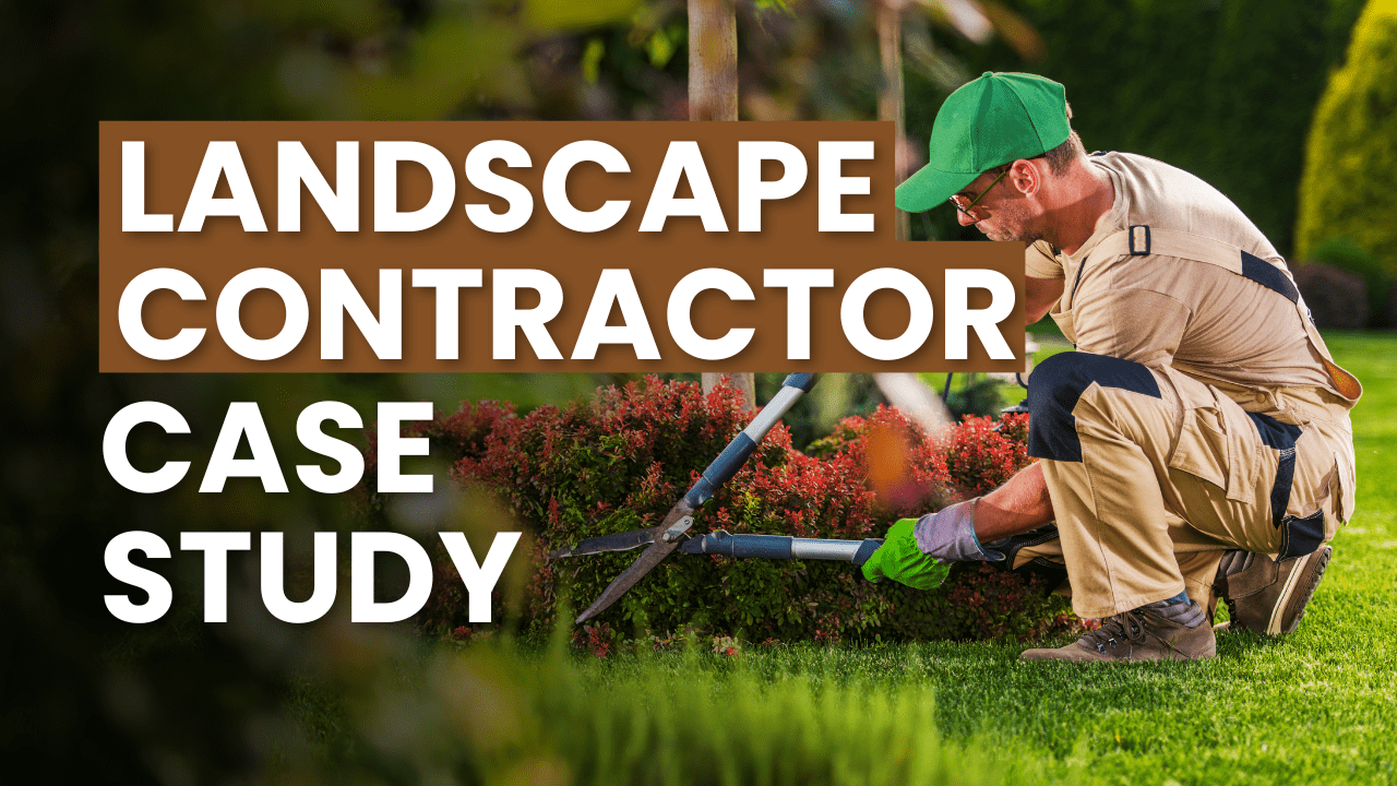 Visual representation showcasing the impact of Landscape Contractor SEO strategies in a detailed case study.